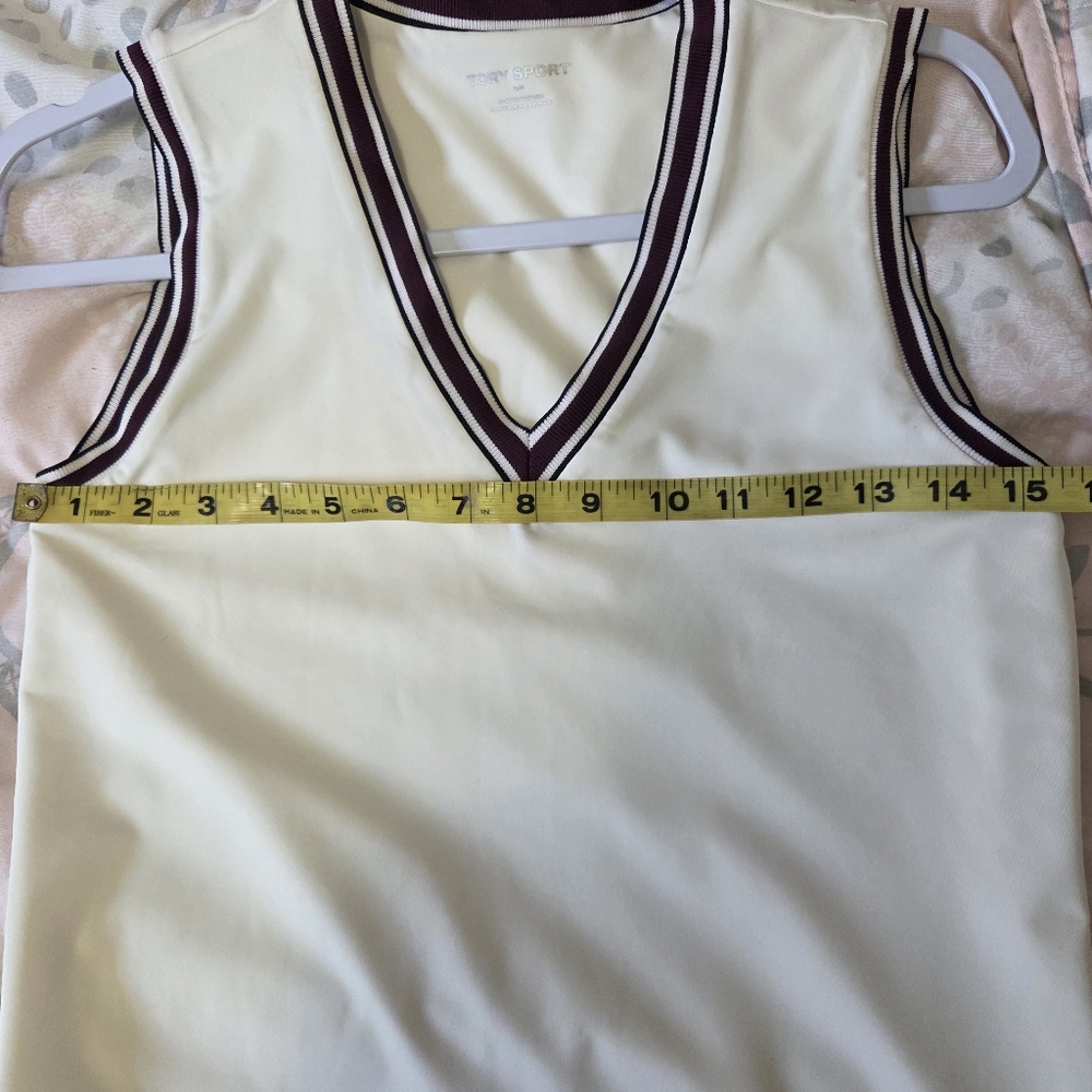 Tory Sport White Sleeveless Dress - Picture 8 of 12
